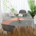 thumbnail image 3 of Yayeee Tablecloths 60" x 90" Rectangle Wrinkle Resistant Party Table Cover, Stars Flower, 3 of 8