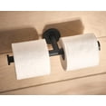 thumbnail image 3 of Moen Y5788 Arlys Wall Mounted Euro Toilet Paper Holder - Black, 3 of 4