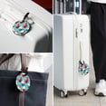 thumbnail image 6 of Bowling 2pcs PU Leather Round Bag Tags with Privacy Cover and Name ID Tag - Suitcase Tags for Travel Luggage, Handbags, Backpacks, School Bags, 6 of 6