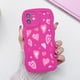 thumbnail image 3 of Funda de teléfono con líneas onduladas suaves y corazón de amor para iPhone 11, funda de silicona para iPhone 13, 12, 14, 16, 15 Pro Max, XR, XS, X, 6, 7, 8 Plus, SE 2020, 3 of 5