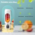 thumbnail image 4 of Wosthever Licuadora portátil para jugos frescos Disfrute de jugos frescos en cualquier momento Licuadora portátil Licuadora Exprimidor Electrodomésticos B, 4 of 4
