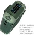 thumbnail image 4 of Ventilador de cintura portátil, mini ventilador de 4000 mah con clip, hasta 20 horas de tiempo de trabajo, ventilador de cinturón personal, ventilador de cuello recargable con pilas, ventilador de cu, 4 of 5