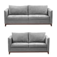thumbnail image 1 of Sala 3-2 Oslo Trinity 2 piezas ( Sofá, Love Seat ) Gris Para Sala, 1 of 10