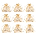 thumbnail image 4 of GOOHOCHY 100 bolsas de regalo con cordón, bolsas de organza, bolsas de dulces para bodas, bolsas de joyería, 4 of 8