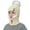 Beige, variant on Women One Piece Slouchy Fleece Beanie Hats Scarf Mask Warm Winter Knitted Hat Thick Skull Ski Cap
