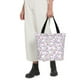 thumbnail image 5 of Balery Purple Rabbit Bolsa de Hombro con Diseño, Bolsa Grande y Duradera, Bolsa Versátil para Compras, 5 of 6