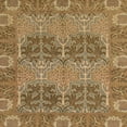 thumbnail image 1 of Ahgly Company Indoor Square Abstract Dark Bisque Brown Abstract Area Rugs, 3' Square, 1 of 6