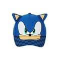 thumbnail image 2 of Sonic The Hedgehog Big Face Sonic Youth Blue Traditional Adjustable Hat, 2 of 7