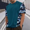 thumbnail image 2 of Mens Summer Tops With Sleeves Elegant Blouses for Men Evening Party Plus Size Shirts for Leggings Men Workout Tops Fitted Generic Brand Tops for Men, 2 of 5