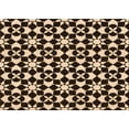thumbnail image 1 of Ahgly Company Indoor Rectangle Patterned Black Bean Brown Area Rugs, 7' x 10', 1 of 6