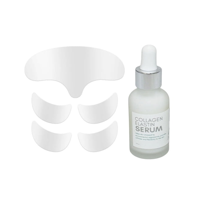Kit antiedad de suero con colágeno y parches faciales