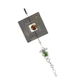 thumbnail image 3 of Bola de cristal giratoria en espiral, campanas de viento para ventana, decoración de jardín para el hogar, carillón de Metal para colgar en la pared Vogacara HA1561-02B, 3 of 6