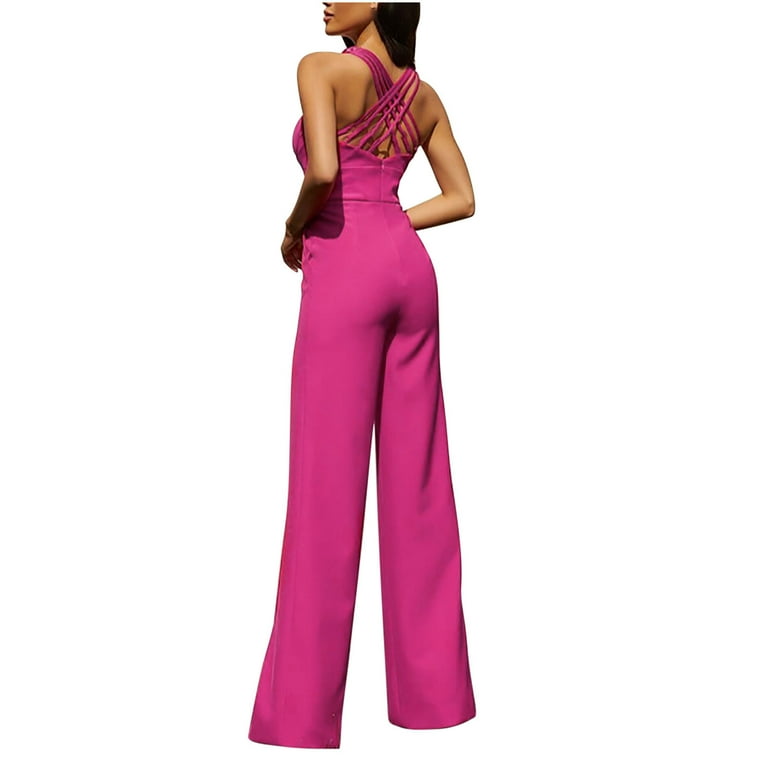 Pure Color Casual Slim Jumpsuit Pure Color Casual Slim Jumpsuit