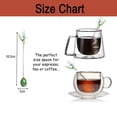 thumbnail image 2 of Cucharas de café expreso, minicuchara de café con leche de lirio multicolor, cucharas pequeñas de vidrio para té, cuchara mezcladora de varilla agitadora, 2 of 6