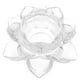 thumbnail image 1 of Portavelas budista con forma de loto, pequeño soporte de vidrio para velas, base para lámpara de mantequilla, 1 of 8