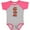 Baseball Heather and Hot Pink, variant on Inktastic Fire Truck Firefighter Bear Boys or Girls Baby Bodysuit
