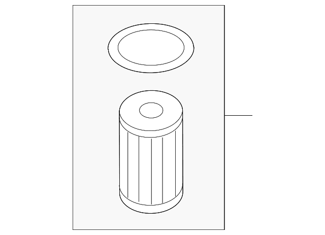Genuine OE Kia Engine Oil Filter Element - 26320-3CAA0