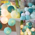 thumbnail image 5 of 20 Leds Cotton Balls Lights LED Fairy Garland Ball Light for Home Kid Bedroom Christmas Party Garden Holiday Lighting Decoration, 5 of 5