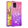 thumbnail image 2 of Funda para Samsung Galaxy A51 4G Transparente con Brillos Carcasa Protectora Antigolpes con Glitter Brillante, 2 of 5