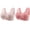 Beige 1, variant on 2 PCS Women's Wireless Push up Bra Comfy Light Liftup Bras Breathable Seamless Front Button Bralettes