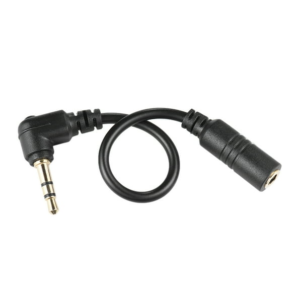 FlyFlise Microphone Adapter Cable Smartphone Cellphone Microphone Mic to PC Computer DSLR Camera Adapter