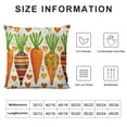 thumbnail image 5 of Nawypu  Easter Pillow Cover Polka Dot Carrots Throw Pillow Cover for Easter Decorations Farmhouse Spring Pillow Case Decor for Sofa Couch, 5 of 5
