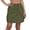 #28Army Green, variant on Cargo Skorts for Women Elastic Drawstring High Waisted Hiking Skirt with Pockets Casual Summer Athletic Skort