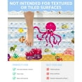 thumbnail image 2 of OTHWAY Octopus Baby Bath Mat for Tub for Kids, 40x16 Inch Cartoon Extra Long Non-Slip Shower Mat with Suction Cups, Drain Holes & Machine Washable - Baby Shower Gift, 2 of 9