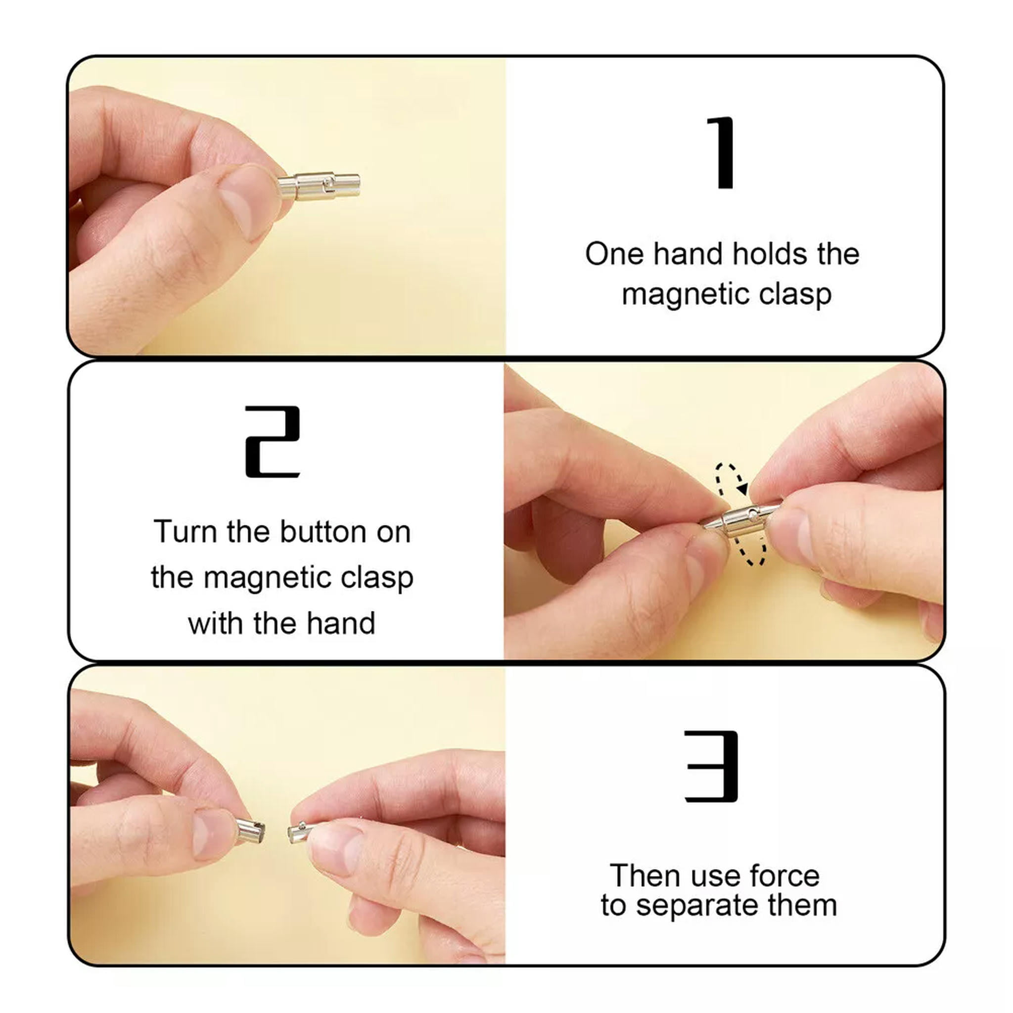 U8MO 10 Set 304 Stainless Steel Magnetic Screw Clasps Column Magnetic Closure 17x5mm