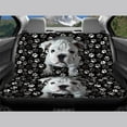 thumbnail image 6 of FOR U DESIGNS Bulldog Dog Paw Print Seat Cover for Cars Comfortable Front and Split Bench Rear Scratch-Resistant Front Seat Covers with Matching Back Car Seat Cover for Auto Trucks Van SUV, 6 of 7