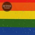 thumbnail image 3 of Love is Love Rainbow LGBT Gay Shower Curtain with Hooks Washable Bathroom Accessories Bathtub Decor Heavy Duty Bath Curtains 72 X 72inch, 3 of 6