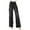 Black, variant on Machine Jeans Women's Juniors High Waist Cargo Wide-Leg Flares (1, Black)