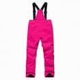 thumbnail image 7 of HCNTES Children's Insulated Snowsuit with Adjustable Straps Kids Winter Bib Overalls for Skiing Outdoor Fun(A01-Hot Pink,S), 7 of 7