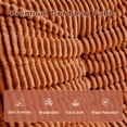 thumbnail image 6 of Bean Bag Chair for Adults with Lumbar support pillow Memory Foam Giant Bean Bag Sofa with Corduroy Material Lazy Sofa for Living Room Bedroom Dorm Office, Orange, 6 of 7