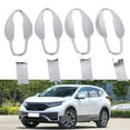 thumbnail image 6 of 4X ABS Chrome Exterior Side Door Bowl Cover Trim for Honda for CRV for CR-V, 6 of 9