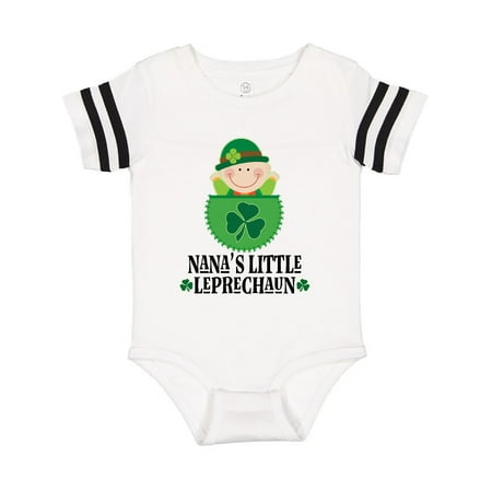 

Inktastic Irish Nana Little Leprechaun Gift Baby Boy or Baby Girl Bodysuit