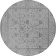 thumbnail image 1 of Ahgly Company Indoor Round Oriental Gray Industrial Area Rugs, 6' Round, 1 of 4