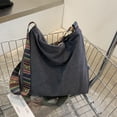 thumbnail image 3 of Bolso Mensajero Hobo Monedero Pana Gran Capacidad Con Bolsillos Correa Ajustable Casual para Mujer, 3 of 8