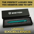 thumbnail image 5 of BASTION Luxury Slim Bolt Action Pen, Lightweight Aluminum EDC Pen with Fine Tip, Professional Ballpoint Pen for Work - Seafoam, 5 of 7