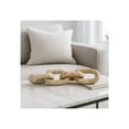thumbnail image 2 of Home Decor Sculpture for Bathroom Decor, Office, and Living Room Decor - Modern Shelf Statues for Room Accents - Marble Chain Link Ornaments for Coffee Table Sculpture - 3", Ivory, 2 of 12