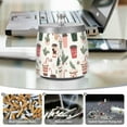 thumbnail image 6 of Yayeee Ashtray with Lid for Cigarette Smokeless Stainless Steel Home Ash Holder, Christmas Cups, 6 of 7