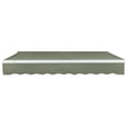 thumbnail image 2 of Awntech 12 Ft Maui Left Motorized Heavy Duty Patio Retractable Awning (144in x 9.25in x 120in), Sage, 2 of 6