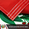 thumbnail image 6 of G128 – Peru (Peruvian) Flag | 3x5 feet | Double Sided Embroidered 210D – Indoor/Outdoor, Brass Grommets, Heavy Duty Polyester, 6 of 8