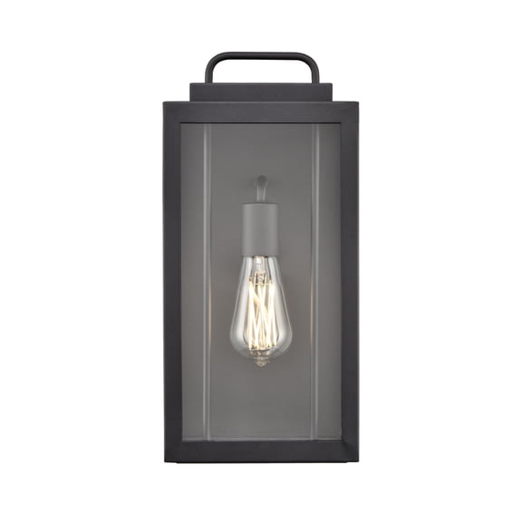 Millennium Lighting Gallatin 1 Light Outdoor Wall Sconce in Textured Black 15.7 Inch