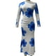thumbnail image 3 of mfyjkho Vestidos para mujer, Vestido ajustado a la cadera con estampado de colores para mujer Vestidos festivos para mujer l, 3 of 5