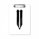 thumbnail image 1 of Portapapeles A4 Silueta 5 en Numeros Romanos Negro Unbranded, 1 of 4