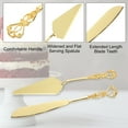 thumbnail image 3 of Juego de corte de pasteles Uxcell para bodas, juego de cuchillo y servidor de pasteles para regalo (Lattice), 3 of 5