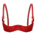 thumbnail image 4 of Women's Seamless Bra Soft Support for Large Chest Breathable Fixed Cup Comfortable, 4 of 6