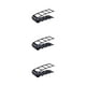 thumbnail image 1 of Estante de almacenamiento de 4 rejillas Inteprter organizador de Control remoto de aire de TV Negro, 1 of 6