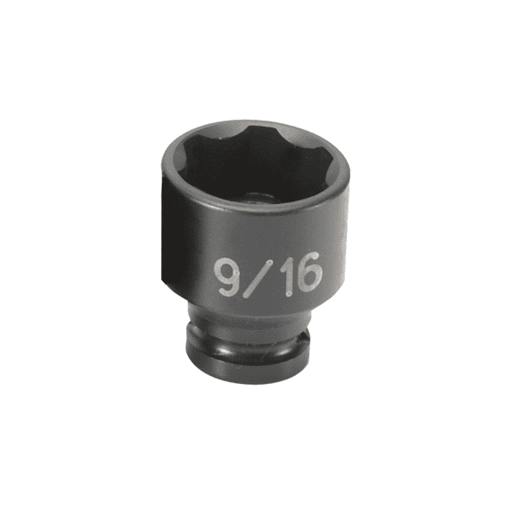 Grey Pneumatic 1/4" Surface Drive x 9/16" Standard  Socket